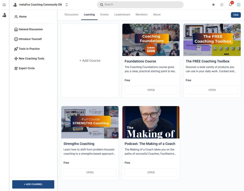 Wachse mit der Community